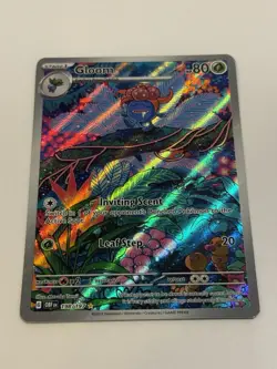 Pokemon Card Gloom 198/197 Sv03: Obsidian Flames Holo NM C - Image 1