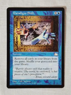 NM Paradigm Shift Weatherlight Mtg Magic the Gathering - Image 1