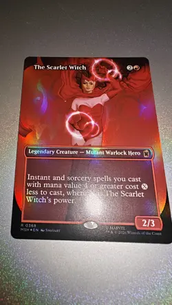 The Scarlet Witch (Borderless) Marvel Super Heroes Foil Mtg. NM - Image 1