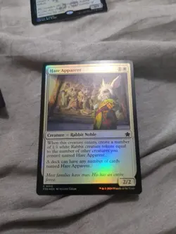 MTG Magic the Gathering Hare Apparent (15/789) Foundations FOIL - Image 1