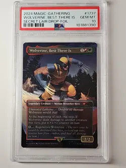 Magic the Gathering 2024 Secret Lair Wolverine, Best There Is, Foil, PSA 10 - Image 1