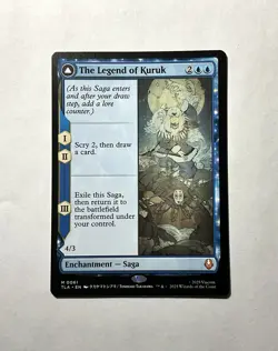 The Legend Of Kuruk/Avatar Kuruk 0061 The Last Airbender MTG With Top Loader - Image 1