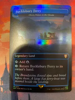 MTG Lord of the Rings Bucklebury Ferry Borderless Foil - Image 1