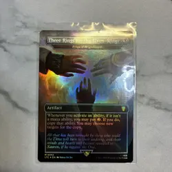 Three Rings for the Elven-Kings - Rings of Brighthearth - Commander: LOTR FOIL - Image 1