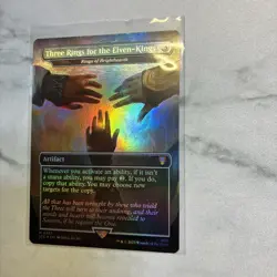 Three Rings for the Elven-Kings - Rings of Brighthearth - Commander: LOTR FOIL - Image 2