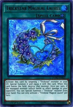 1x (EX) Trickstar Magical Laurel - DUPO-EN022 - Ultra Rare - 1st Edition YuGiOh - Image 1