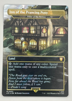 Inn of the Prancing Pony Surge Foil LTC #372 Lord of the Rings Magic LOTR MTG - Image 1