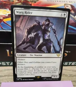 Warg Rider, LTR 826 Mythic Rare MtG Lord of the Rings Magic Gathering - Image 1