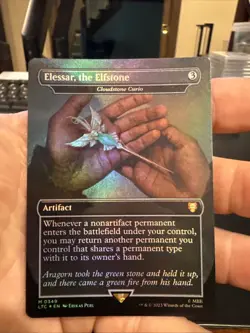 Elessar, the Elfstone - Cloudstone Curio Lord of the Rings 349 NM Foil - Image 1