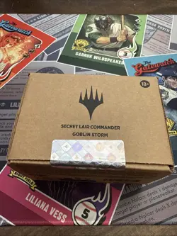 Secret Lair Commander Deck Goblinstorm Factory Sealed MTG IN HAND - Image 1