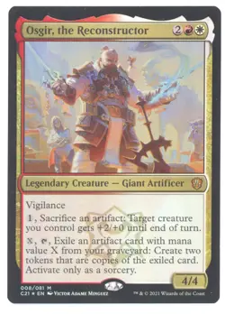 MTG Osgir, the Reconstructor M Commander 2021 #8 FOIL - Image 1