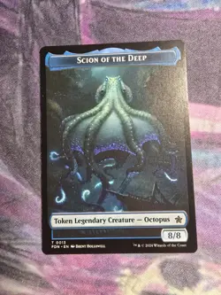 Scion of the Deep Koma's Coil Doubled-Sided Token Foundations Regular - Image 2