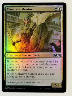 Conclave Mentor Core Set 2021 Foil MTG NM - Image 1