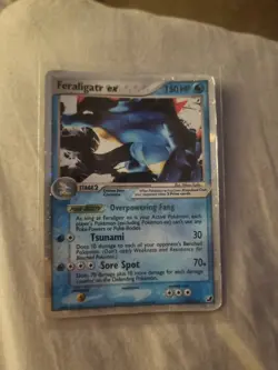 Pokemon Feraligatr EX TCG Holo Card Unseen Forces 103/115 HP - Image 1