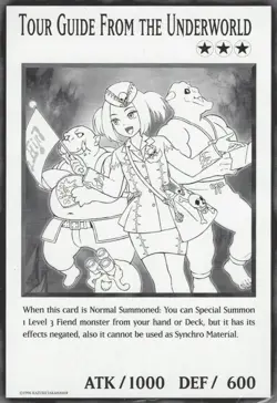 1x (NM) Tour Guide From The Underworld - DUOV - Oversized YuGiOh - Image 1