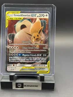 Eevee & Snorlax GX Pokemon Team Up 120 Near Mint - Image 1