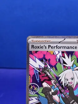 Pokemon Roxie's Performance Special Illustration Rare SIR 121/086 Chaos Rising - Image 2