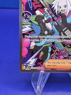 Pokemon Roxie's Performance Special Illustration Rare SIR 121/086 Chaos Rising - Image 3