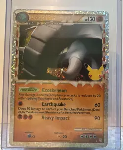 Donphan 107/123 Pokemon TCG HeartGold SoulSilver Ultra Rare Holo w/ Top Loader - Image 1