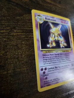 Alakazam 1/102 Holo Rare Base Set Unlimited Pokemon Excellent - Image 3