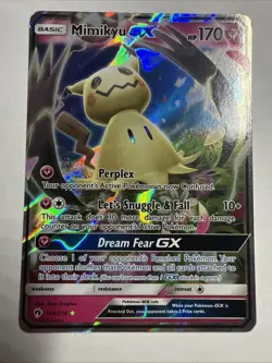 MIMIKYU GX 149/214 Pokemon TCG SM Lost Thunder Ultra Rare Full Art Holo Eng - Image 1