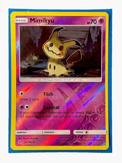 Mimikyu 58/145 2017 Pokemon TCG Sun & Moon Guardians Reverse Holo Rare NM - Image 1