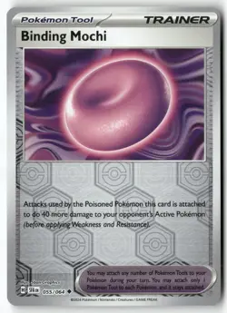 Binding Mochi 055/064 Uncommon Shrouded Fable Pokemon Reverse Holo Near Mint - Image 1