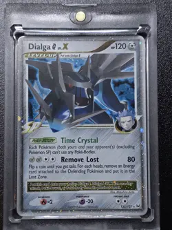 Pokemon TCG Dialga G LV.X 122/127 Platinum Holo Rare Near Mint - Image 1