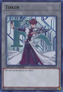 1x (LP) Token - Seto Kaiba - CT14-EN010 - Ultra Rare - Limited Edition YuGiOh - Image 1