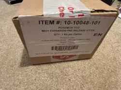 Pokemon Mega Evolution Me01 Prerelease Kit Sealed 10x Build + Booster Display 76 - Image 1