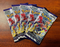 5x Pokemon Korean Raging Surf Booster Packs SV3a Sealed Scarlet & Violet TCG Lot - Image 1