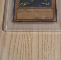 Konami Tri-Horned Dragon LOB-000 Legend of Blue Eyes 2002 EN PSA 9 1st - Image 5