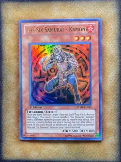 Yugioh The Six Samurai - Kamon RYMP-EN089 Ultra Rare 1st Ed NM - Image 1