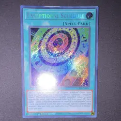 Yu-Gi-Oh! Blazing Dominion Exceptional Schedule BLZD-EN054 Secret Rare 1st Ed - Image 2