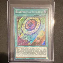 Yu-Gi-Oh! Blazing Dominion Exceptional Schedule BLZD-EN054 Secret Rare 1st Ed - Image 5
