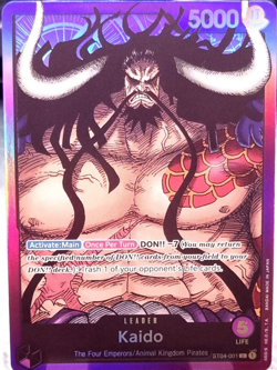 one piece romance dawn tcg st04-001 kaido eng - Image 1