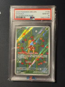 Pokemon TCG Mega Evolution Shuckle 136/132 SIR PSA 10 One Of First Three Graded - Image 3