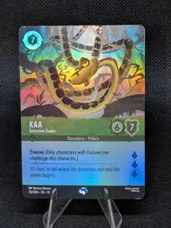 Kaa Secretive Snake 212/204 Epic Holo - Whispers in the Well Disney Lorcana TCG - Image 1