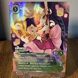 DISNEY LORCANA REIGN OF JAFAR RAPUNZEL - HIGH CLIMBER 214/204 ENCHANTED - Image 1