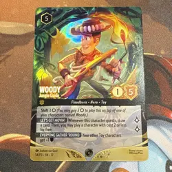 Disney Lorcana Woody - Jungle Guide Set Championship Top 8 Promo #54 - Image 2