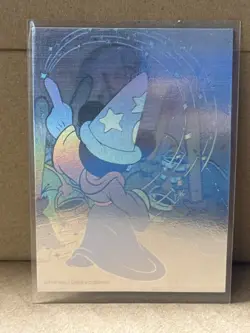 Vintage 1991 Disney Mickey Mouse Fantasia Sorcerer Apprentice Hologram Card - Image 2