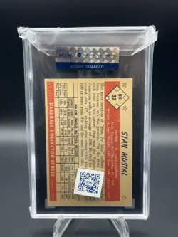 Bowman 1953 Bowman Color Stan Musial #32 St. Louis Cardinals SGC 5 Card - Image 2