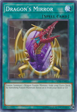 1x (EX) Dragon's Mirror - OP10-EN022 - Common - Unlimited Edition YuGiOh - Image 1
