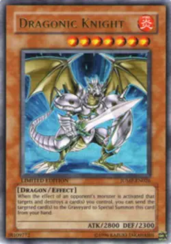 1x (LP) Dragonic Knight - JUMP-EN026 - Ultra Rare - Limited Edition YuGiOh - Image 1