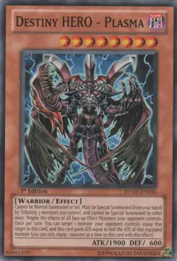 1x (LP) Destiny HERO - Plasma - RYMP-EN036 - Common - 1st Edition YuGiOh - Image 1