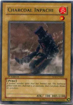 1x (EX) Charcoal Inpachi - SOD-EN001 - Rare - 1st Edition YuGiOh - Image 1