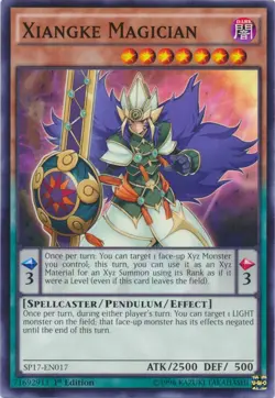 1x (NM) Xiangke Magician - SP17-EN017 - Common - 1st Edition YuGiOh - Image 1