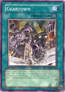 1x (NM) Geartown - TDGS-EN057 - Common - 1st Edition YuGiOh - Image 1