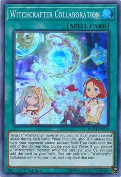 1x (EX) Witchcrafter Collaboration - INCH-EN022 - Super Rare - 1st Edition YuGi - Image 1