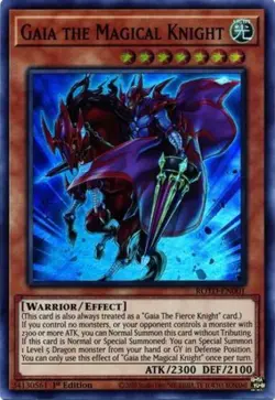 1x (NM) Gaia the Magical Knight - ROTD-EN001 - Super Rare - 1st Edition YuGiOh - Image 1